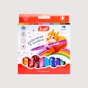 Marcadores Trabi Pinturon Lavable x10