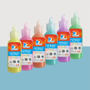 Adhesivo con glitter Ezco Pastel – 21 gr.