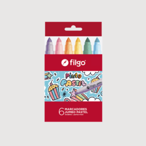 Marcadores Filgo PINTO Jumbo Pastel x6