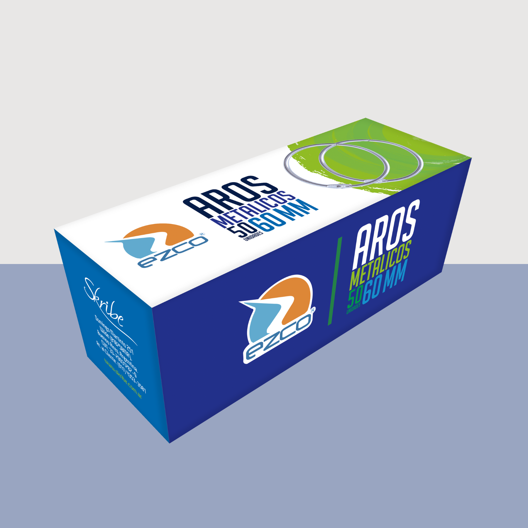 Aros metálicos Ezco – 60 mm.