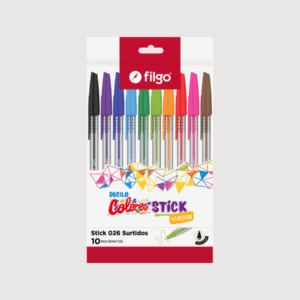 Bolígrafo Filgo Stick 026 – x10 Surtido