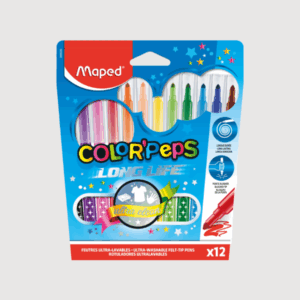 Marcadores Maped Long Life / Punta Cónica x12