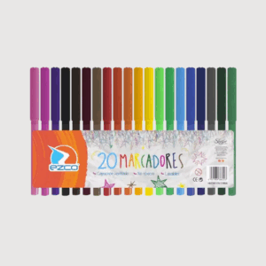 Marcadores Finos al Agua EZCO x20