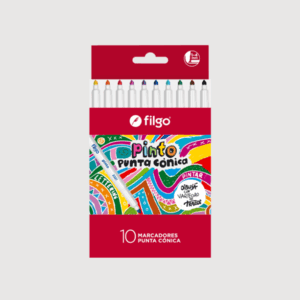 Marcadores Filgo 2221 – Punta Cónica x10