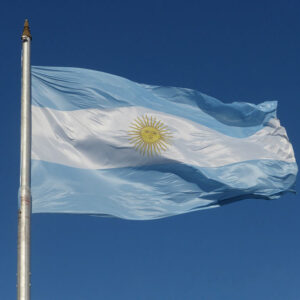 Bandera Argentina MILENIO 2.00×3.20 MTS- ALTA TENACIDAD
