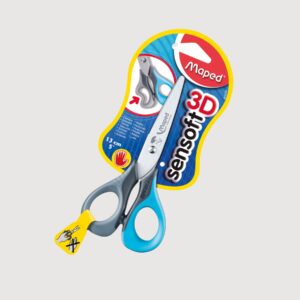 Tijera para Zurdos Maped – Sensoft 13,5 cm. (Blíster)
