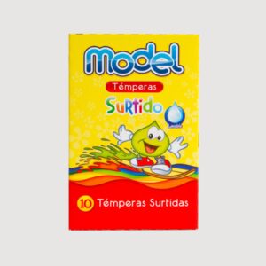 Tempera Escolar Model | Pomos 8ml. x 10 Surt.