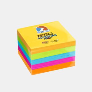 Notas Adhesivas EZCO NEÓN | 300 hjs. 75×75 mm