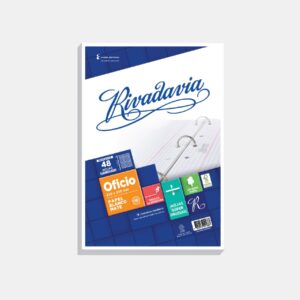Repuesto Oficio RIVADAVIA Cuadriculado x48hjs.