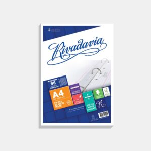 Repuesto A4 RIVADAVIA C/Banda Cuadriculado x96hjs.
