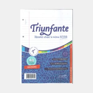 Repuesto A4 TRIUNFANTE Rayado x48hjs.