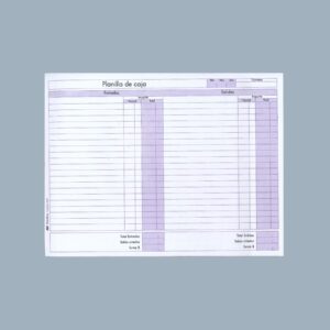 Planilla de Caja 1045 TALOFFICE 50 hjs.