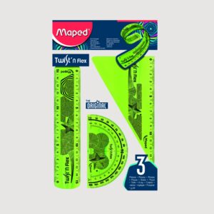 Kit de Geometría Maped Twist’n Flex | 15 cm – 3pz.