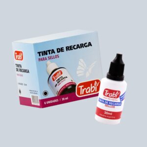 Tinta de Recarga para Sellos TRABI 30 ml.