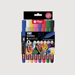 Marcador pintura al agua Filgo – TNT 1.0 MM x 8un.