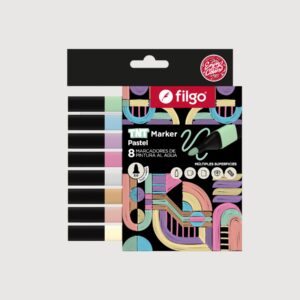 Marcador pintura al agua – Filgo TNT Marker Pastel x 8 un.