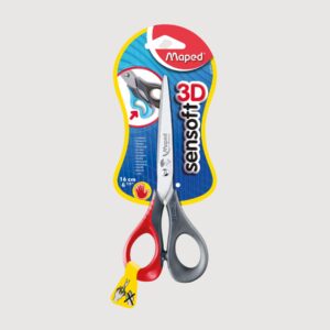 Tijera para Zurdos Maped Sensoft 16cm. (Blíster)