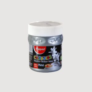 Tempera Maped POTE 250 gr. | Metalizado Plata