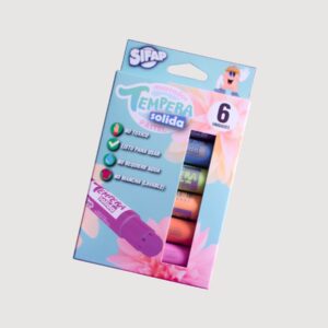 Tempera sólida SIFAP Pastel x6