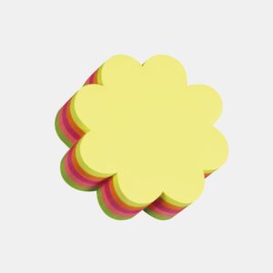 Taco de Papel Adhes. FLOR FLÚO – 250 hjs.