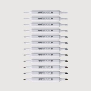 Marcador Artístico Permanente Doble Punta Filgo ALLOY – Tonos Neutros x12