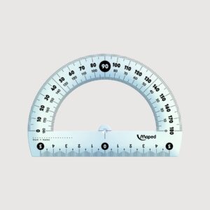 Transportador Maped ECO Cristal 180°