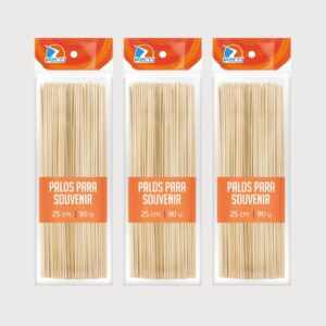 Palitos de Brochette EZCO – 25 cm. x90un.