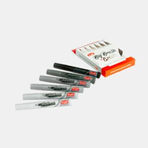 Marcador Big Brush Trabí – Grises x 6un.