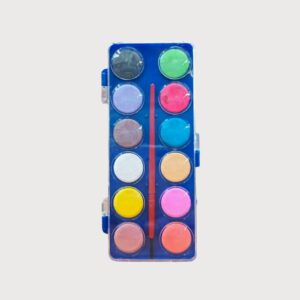 Acuarelas Escolares MINI – 12 Colores KATANA