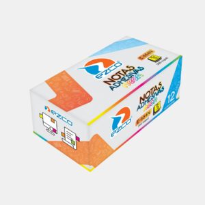 Notas Adhesivas EZCO NEÓN | 100 hjs. 75×75 mm