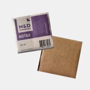 Taco de Papel 9×9 Kraft – 400 hjs.