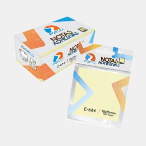 Notas Adhesivas EZCO | 100hjs. 75×75 mm