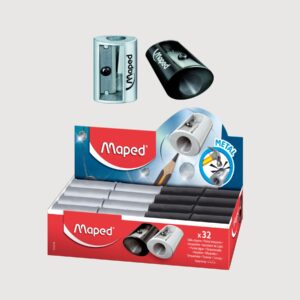 Sacapuntas Maped SATELLITE Clásico (NEGRO/PLATA)