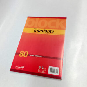 Block Oficio Rayado 80 hjs. Triunfante