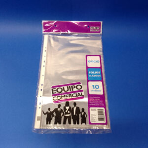 Folios Oficio – Equipo Comercial x 10 un.