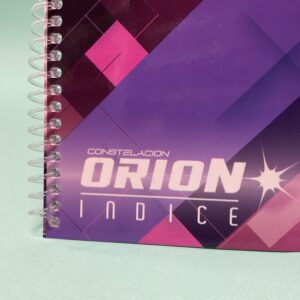 Libreta con índice ORION N° 4040 – 40 hjs. Rayada