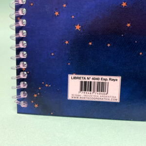 Libreta ORION N° 4040 – 40 hjs. Rayada