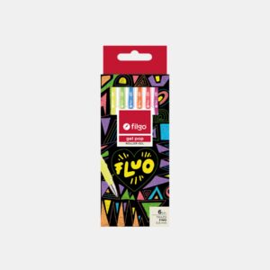 Bolígrafo Roller GEL POP Flúo x6