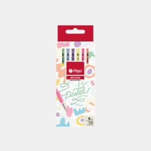 Bolígrafo Roller GEL POP Pastel x6