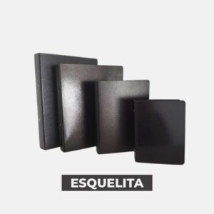 Carpeta de fibra negra – 2A30 Esquelita