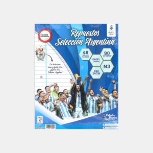 Repuesto Escolar N3 Rayado AFA x48hjs.