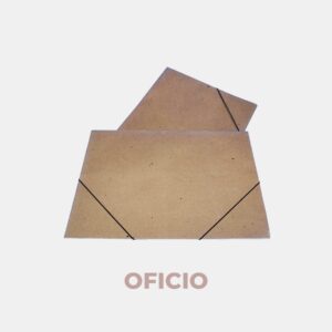 Carpeta Oficio Marrón 3 solapas c/elástico – The Pel