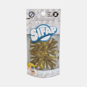 Broches Dorados N8 x100 un. SIFAP