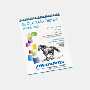 Block Artístico A3 Plantec (5623) 150 grs. 40 hojas