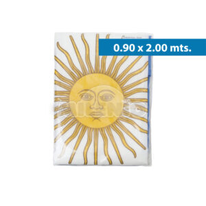Bandera Argentina con sol MILENIO 0.90 x 2.00 mts.