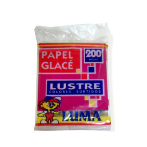 Papel Glacé Lustre 10×10 x200hjs.