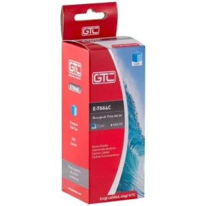 Tintas para Impresoras Epson con Sistema continuo T664 70ml. CYAN GTC