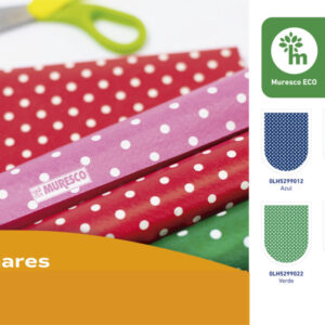 Papel Plastificado Lunares x Un.
