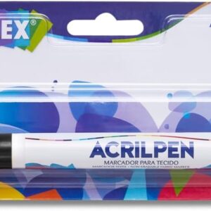 Marcador Acrilpen ACRILEX Negro