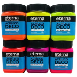 Acrílico Decorativo x 250ml. Flúo – ETERNA